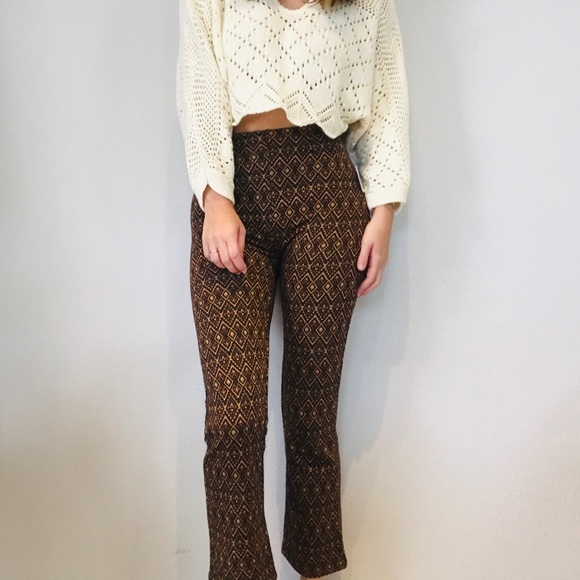 NWT Free people high waisted pattern boho pants - Picture 2 of 8
